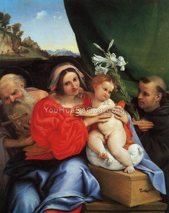 The Virgin and Child with Saints - 洛伦佐·洛图
